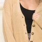 Knitted Cardigan - Sand