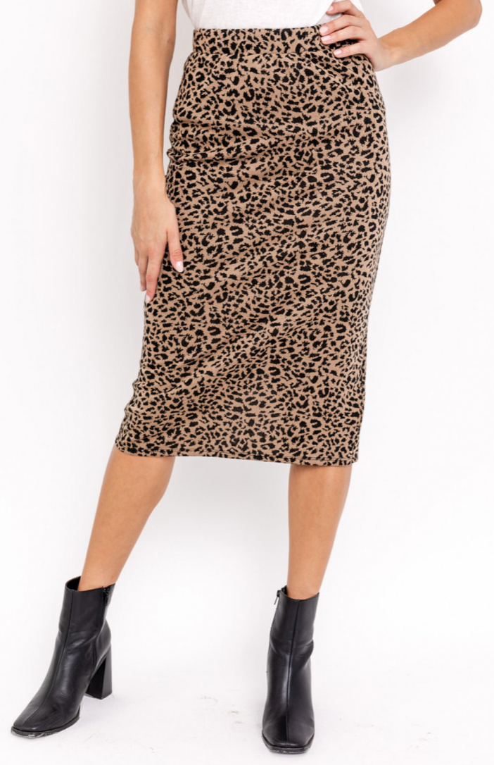 Animal Print Skirt
