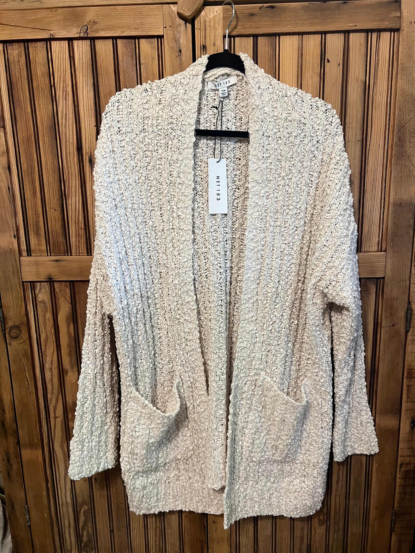 Cream Popcorn Cardigan