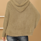 Fluffy Knit Hooded Cardigan