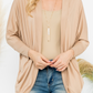 Taupe Dolman Sleeve Cardigan